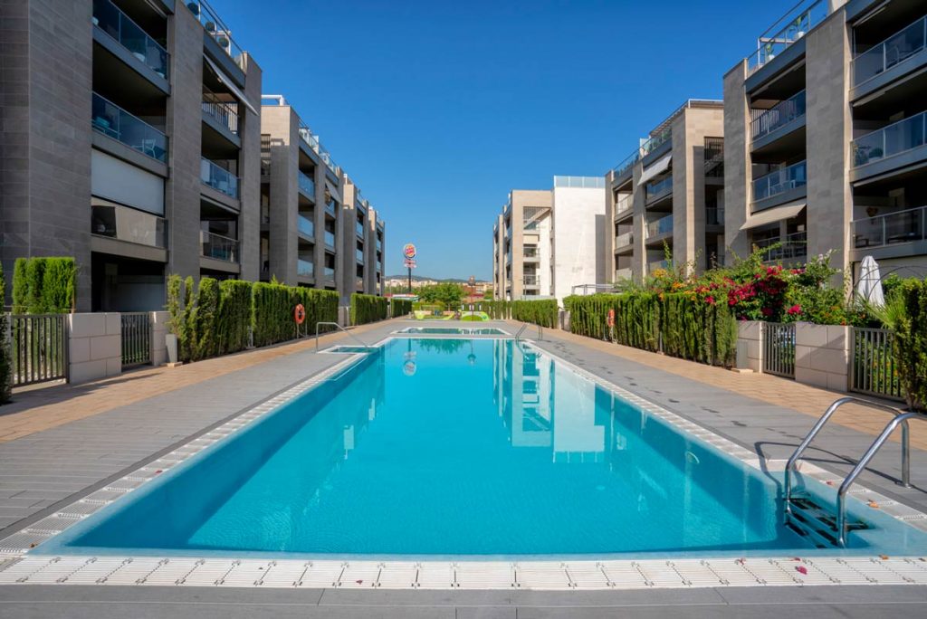 Piscina apartamentos Residencial Can Domenge en Palma
